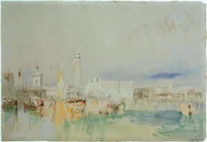 La Dogana, le Campanile de San Marco et le Palais des Doges - Joseph Mallord William Turner