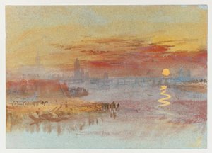 Le coucher de soleil écarlate - Joseph Mallord William Turner
