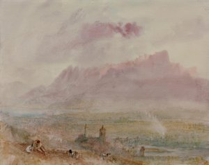 La ville et le lac de Thoune - Joseph Mallord William Turner