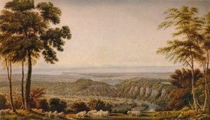 Vue de la falaise de Wyndd, près de Chepstow - Matin, vers 1820, 1938 - Joseph Mallord William Turner