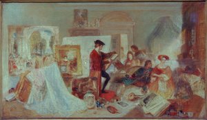 Étude de Watteau selon les règles de Fresnoy - Joseph Mallord William Turner