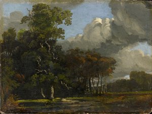 Paysage forestier, vers 1816-1820