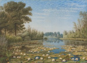 Scène près de Shipton sur Cherwell, Oxfordshire - William Turner of Oxford