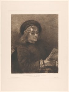 Le fils de Rembrandt Titus. Naar Rembrandt. Verlag der Gesellschaft f. vervielf. Kunst in Wien - William Unger