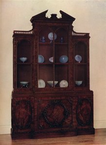 Vitrine en acajou, vers 1760
