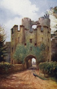 Château de Warwick : Pont-levis et Herse - William W. Quatremain