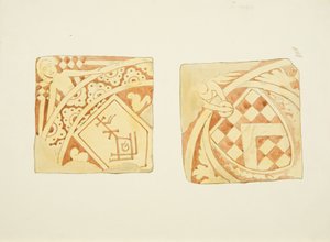 Carreaux découverts dans l