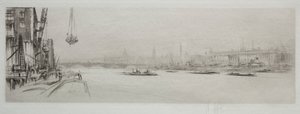 Artères de Grande-Bretagne : La Tamise - William Walcot