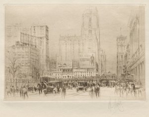 Quarante-deuxième rue, NY - William Walcot