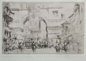 Hadrien entrant à Salonique - William Walcot