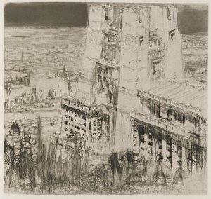 Hérodiade : Page 7, Le soleil faisait scintiller les falaises de marbre blanc, et les rayons dorés sur son toit