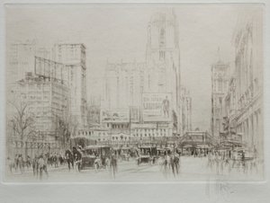 New York City : 42ème rue - William Walcot