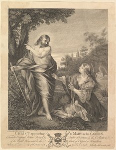 Le Christ apparaissant à Marie dans le jardin, avant 1766 - William Walker