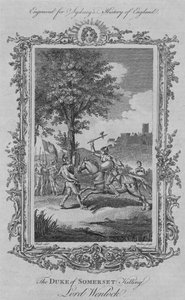Le duc de Somerset tuant Lord Wenlock, 1773 - William Walker
