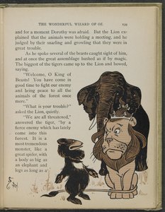 Illustration tirée de "Le merveilleux magicien d
