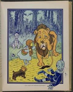 "Vous devriez avoir honte de vous-même", illustration tirée de "Le merveilleux magicien d