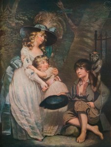 Une jeune femme encourageant le comédien bas, vers 1786-1826, 1919 - William Ward