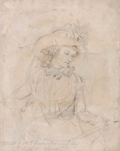 Étude de portrait de Mme George Morland