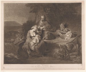 Repos pendant la fuite en Égypte - William Ward