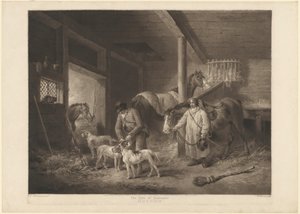 Le premier septembre, matin - William Ward after George Morland