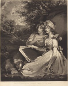 Les filles de Sir Thomas Frankland Bart (Les Sœurs) - William Ward after John Hoppner