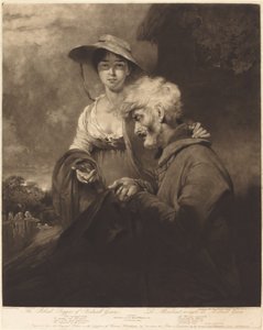 Le mendiant aveugle de Bednall Green - William Ward after William Owen