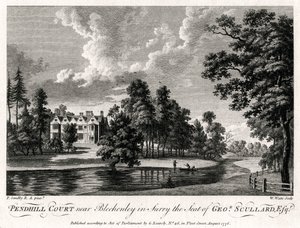 Pendhill Court près de Bletchenley dans le Surrey, résidence de George Scullard Esquire, 1776 - William Watts
