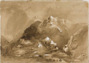 Montagnes brumeuses - William West