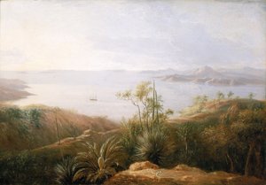 Une baie sur la côte sud de la Nouvelle-Hollande (Australie), janvier 1802, lors de l