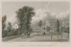 Cottage de Sir Richard Steele, Haverstock Hill - William Westall