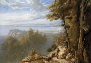 Vue de Port Bowen (Australie), août 1802, pendant l