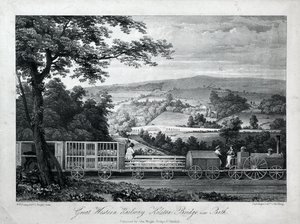 Great Western Railway, Kelston Bridge près de Bath, vers 1835-40 - William Weston Young