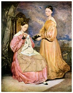 Florence Nightingale, infirmière britannique et réformatrice des hôpitaux, vers 1836 - William White