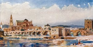 Cordoue, le pont - William Wiehe Collins