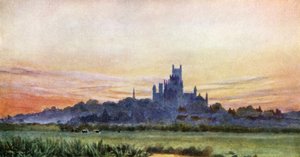 Ely depuis les Marais - William Wiehe Collins
