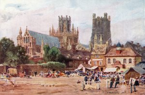 Ely, la Place du Marché