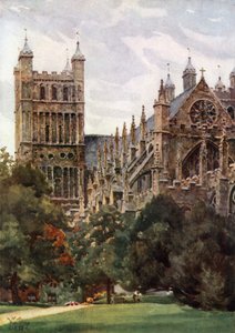 Exeter depuis les Jardins du Palais - William Wiehe Collins