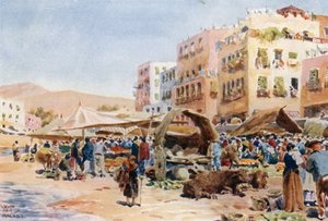 Malaga, le marché - William Wiehe Collins
