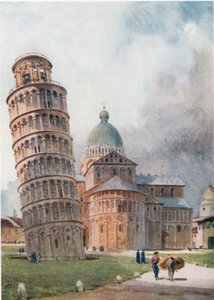 Pise. Le Campanile et le Duomo - William Wiehe Collins