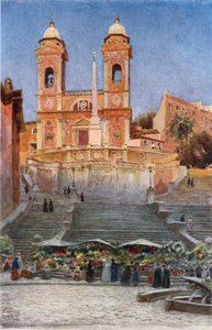 Rome. S. S. Trinità dei Monti - William Wiehe Collins