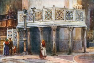 Salerne. Une chaire dans la cathédrale