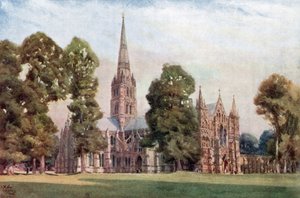 Salisbury, la cathédrale - William Wiehe Collins