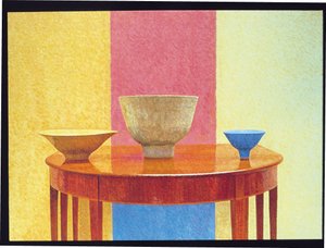 Nature morte, trois bols de Lucie Rie - William Wilkins