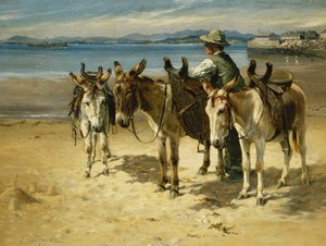Sur le sable, Morecombe - William Woodhouse