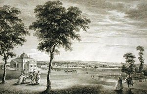 Foots-Cray Place dans le Kent, siège de Bourchier Cleeve Esq. (1715-60) - William Woollett