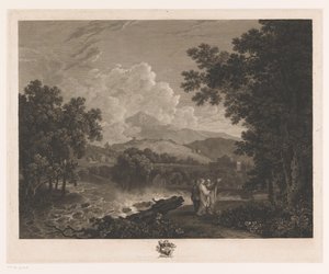 Paysage avec Cicéron au bord d
