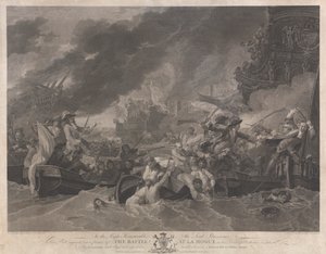 La Bataille de La Hogue - William Woollett