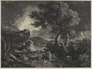 La destruction des enfants de Niobé, 1761 - William Woollett