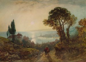 Vue sur un port - William Wyld