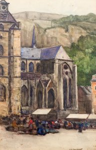 La place du marché, Dinant - William York MacGregor